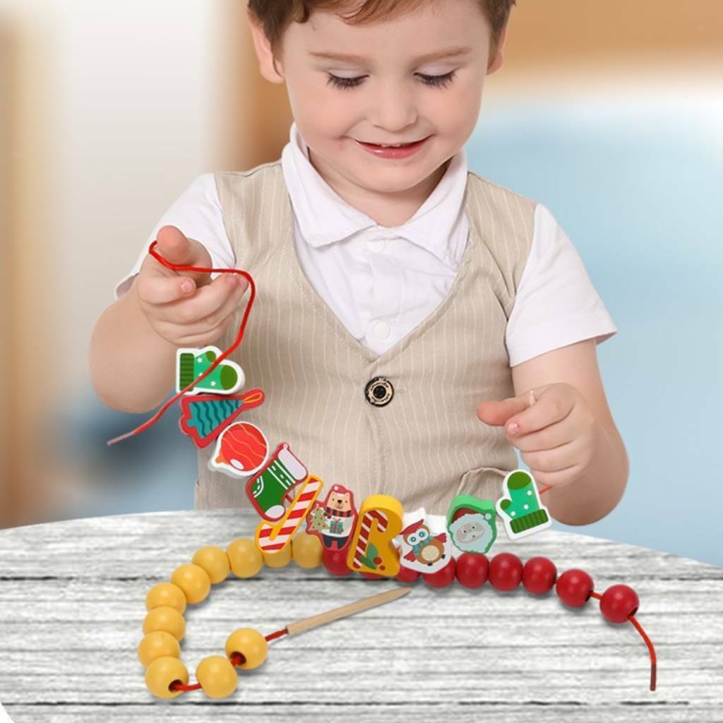 Beaded Toys Christmas Trees Stringing Christmas Trees Decoration Children
