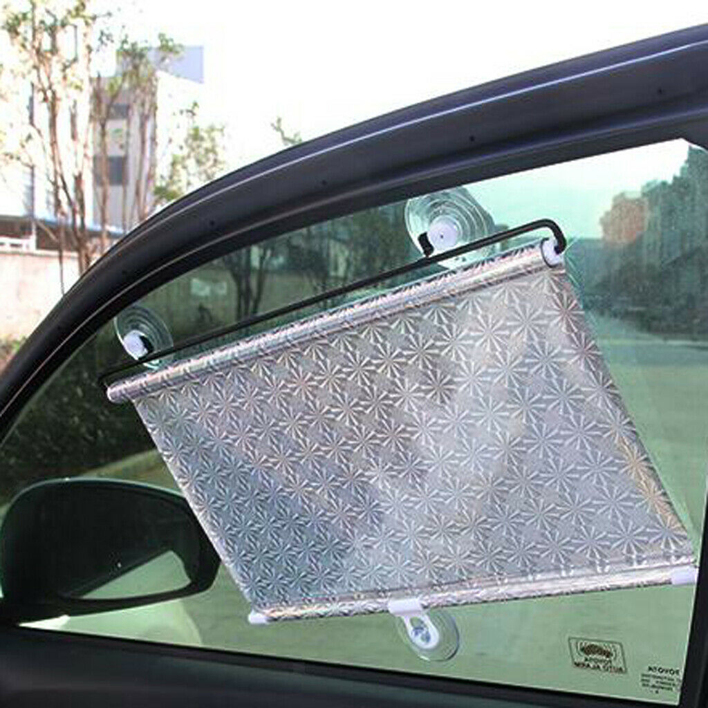 Car Sun Insulation Curtain UV Protection Retractable Shield Cover 40x60cm