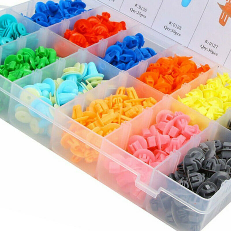420x Car Body Panel Fender Bumper Rivets Trim Clip Retainer Fastener Assortment