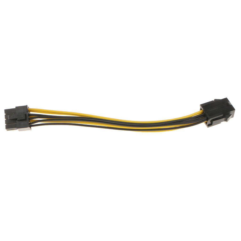 PCI Express PCIe 6 Pin to 8 Pin Graphics Card Power Adapter Cable Connector