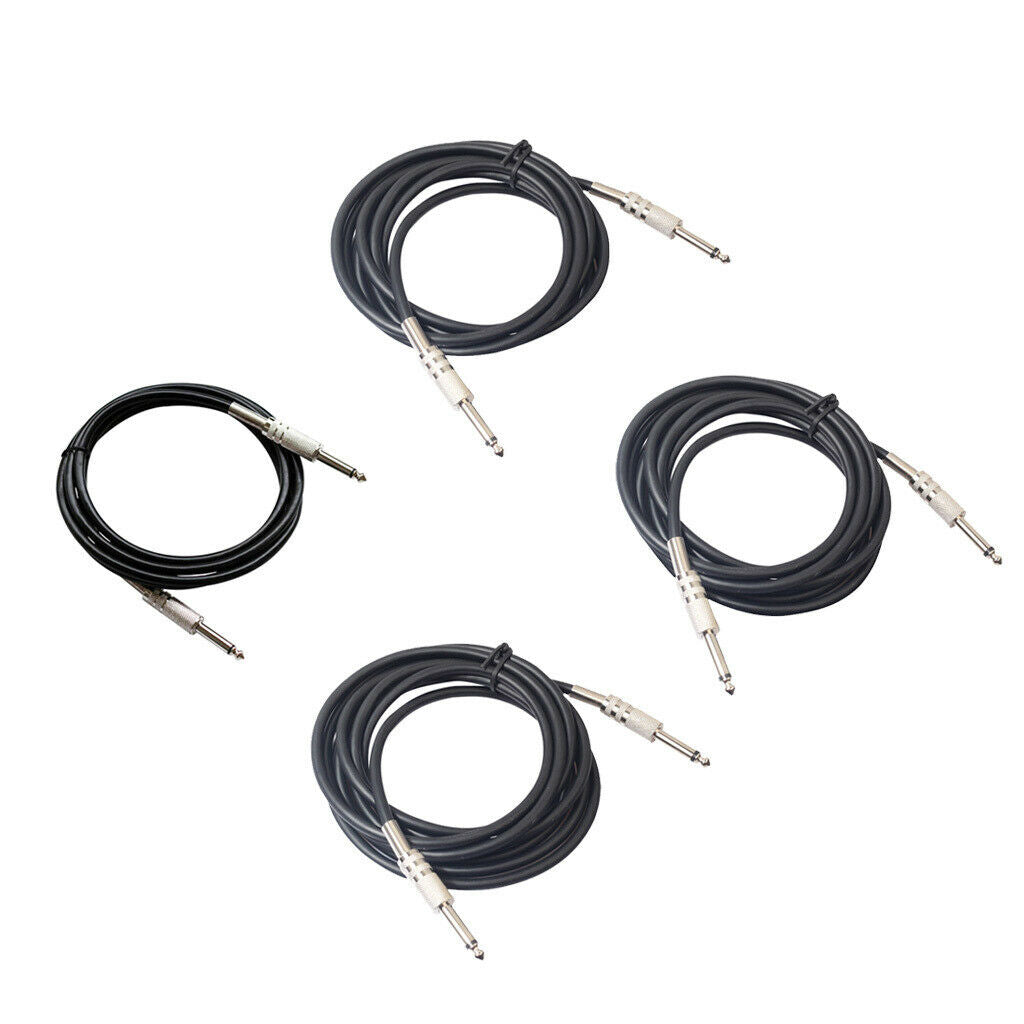 Instrument Cable 1/4inch Straight to Straight for Electric Guitar 180cm