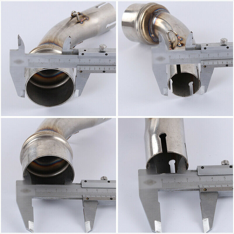 Motorcycle Exhaust Mid Link Pipe Adapter Elbow fit for YAMAHA YZF R25 R3 R30 Kit
