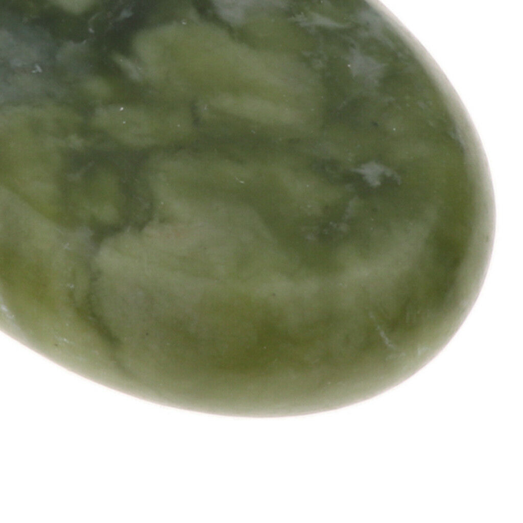 Professional Natural Jade Massage Stones Warmer Rock for Body Therapy 6x8cm