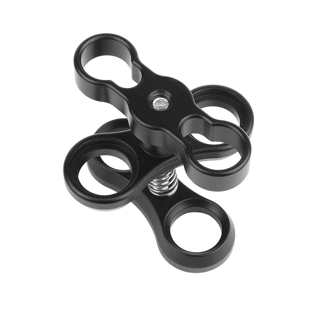 2x 360 Degree Aluminum Alloy Diving Ball Clamp Clip for Action Sports Camera