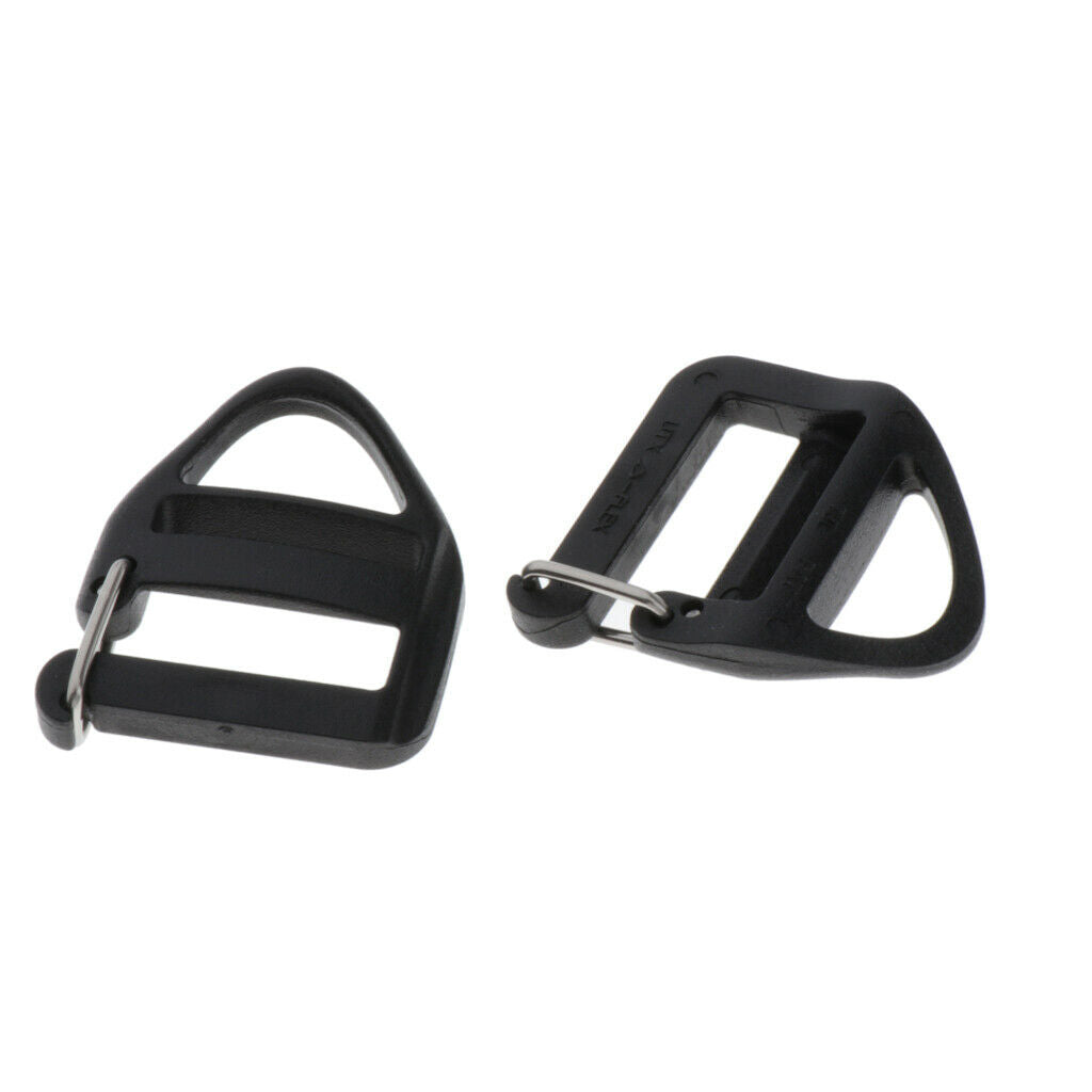5 lot Adjustable Ladder Lock Slider Backpack Straps Fastener Webbing Buckles