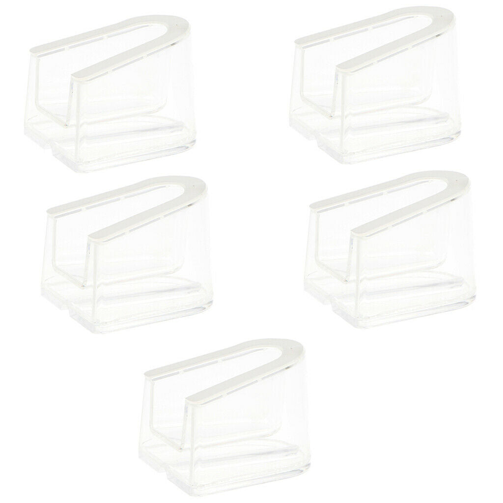 5 Pieces Anti-theft Display Cellphone Stand Bracket For Retail Store Clear