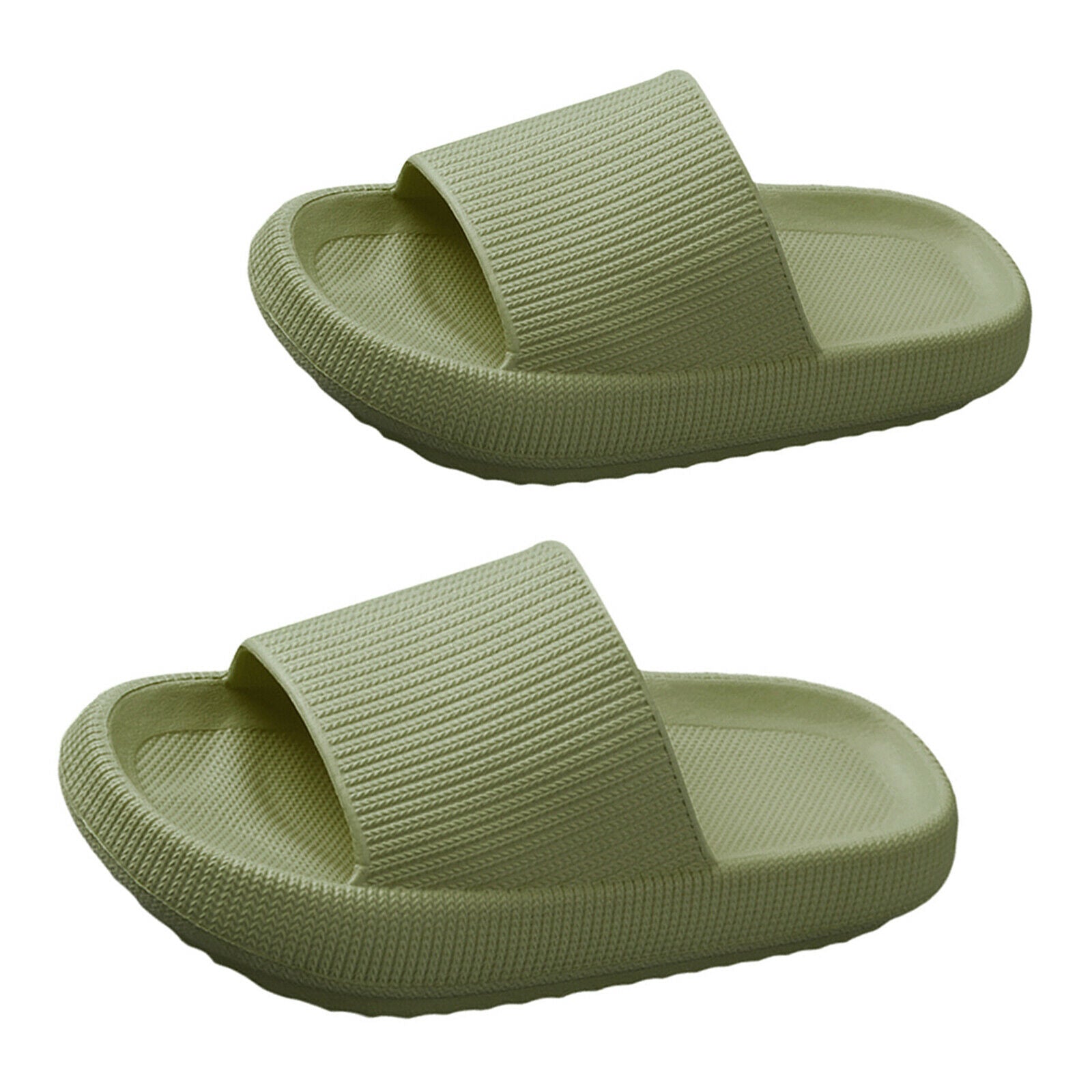 4Pcs Soft Unisex EVA Summer Fashion Slippers Non-slip House 38-39/40-41
