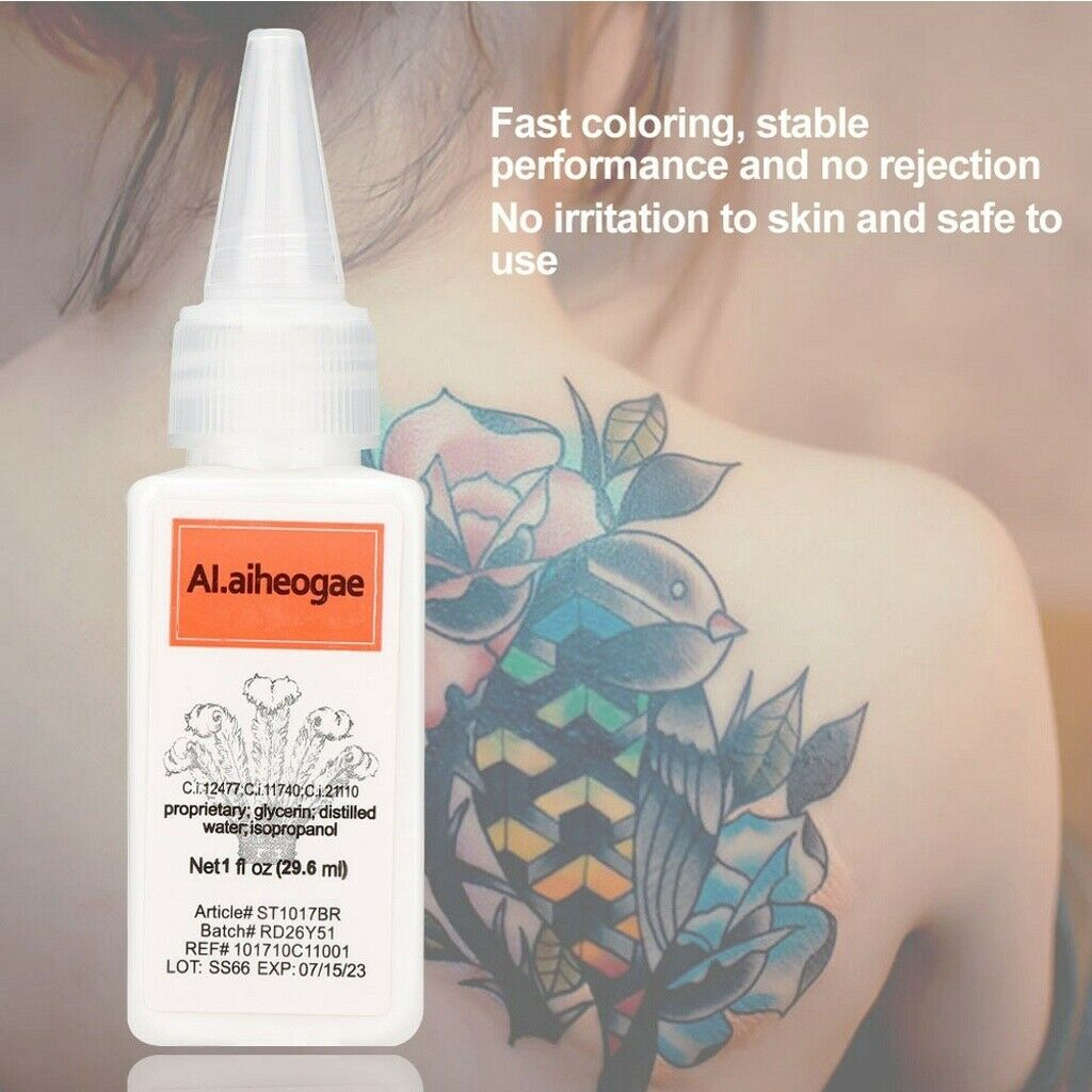 29.6ml Import Pure Tattoo Inks Microblading Long Lasting Tattoo Pigment Ink
