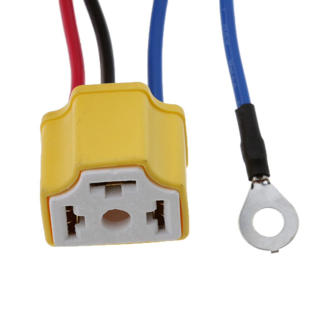 Car Relay Wiring Harness For High/Low Beam HID Xenon For H4/9003/HB2