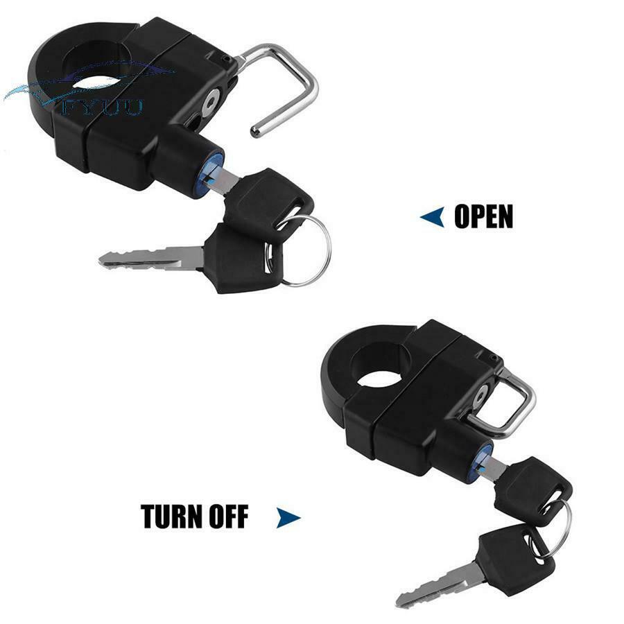 25mm Motorcycle Helmet Lock Key Padlock Handlebars Accessories for XL 883 1200