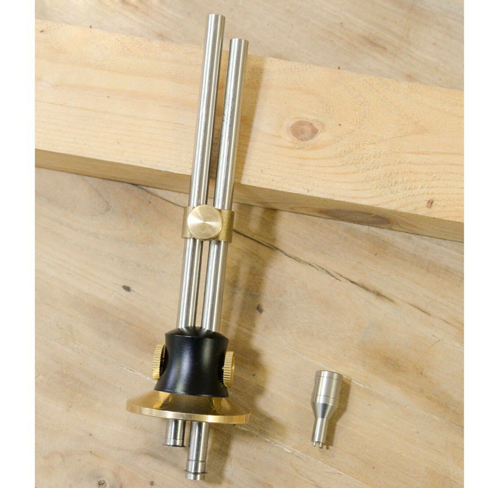Woodworking Wheel Marking Gauge 2 Wheel Cutters for Carpenter Precision