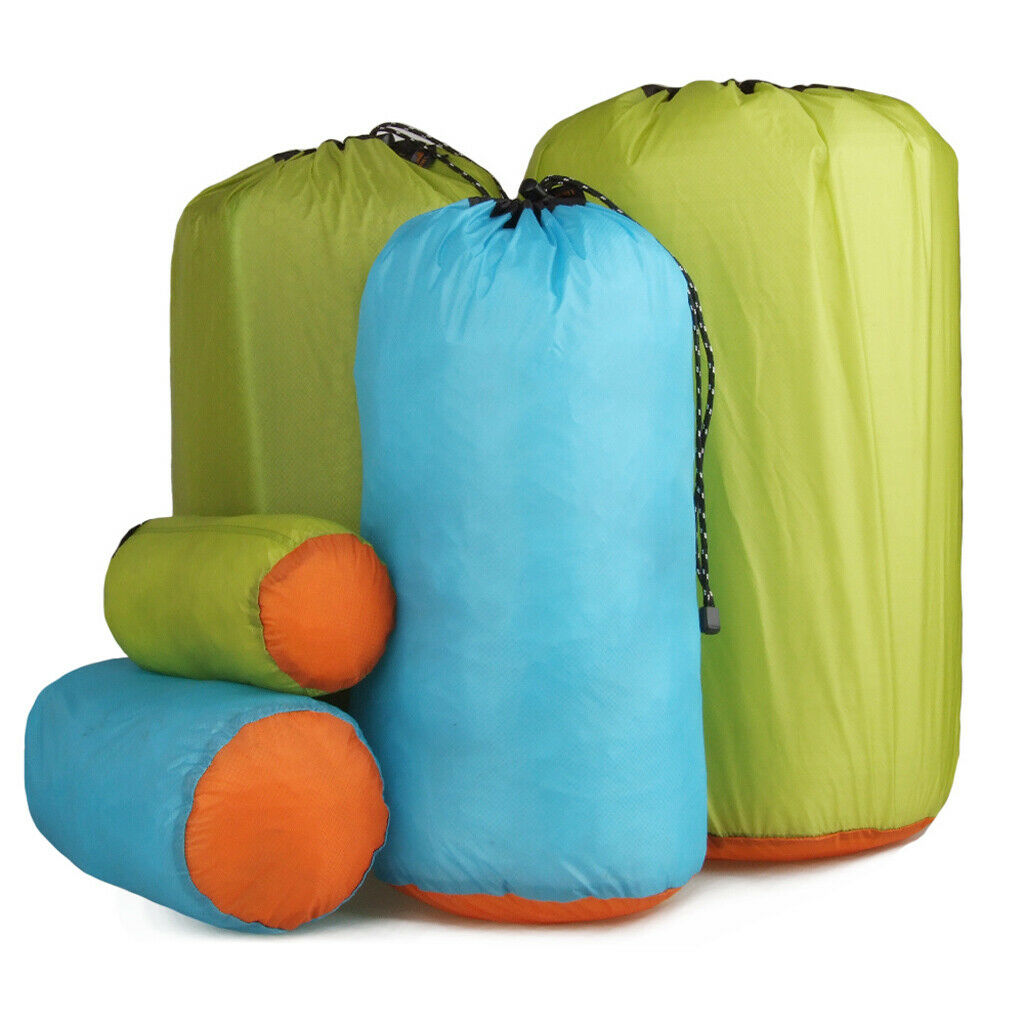 3pcs 2/5/16L Waterproof Storage Bags Dry Sack Outdoor Camping Travel Green