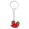 Woman Christmas Keychain Key Ring Phone Chain for Handbag Car Key Decor