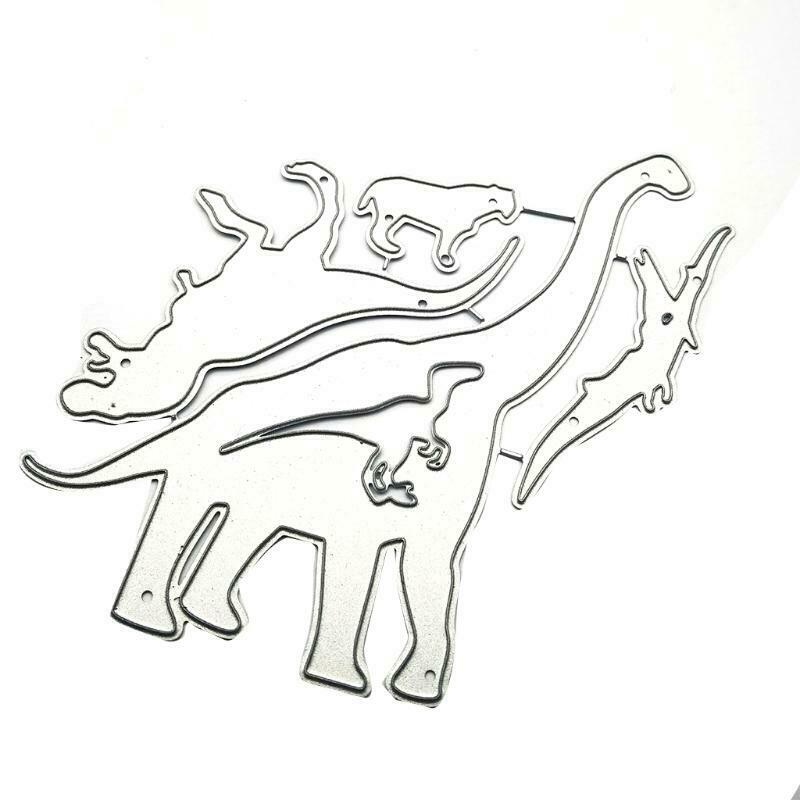 Dinosaur Group Carbon Steel Cutting Dies DIY Scrapbooking Photo Album Embossing