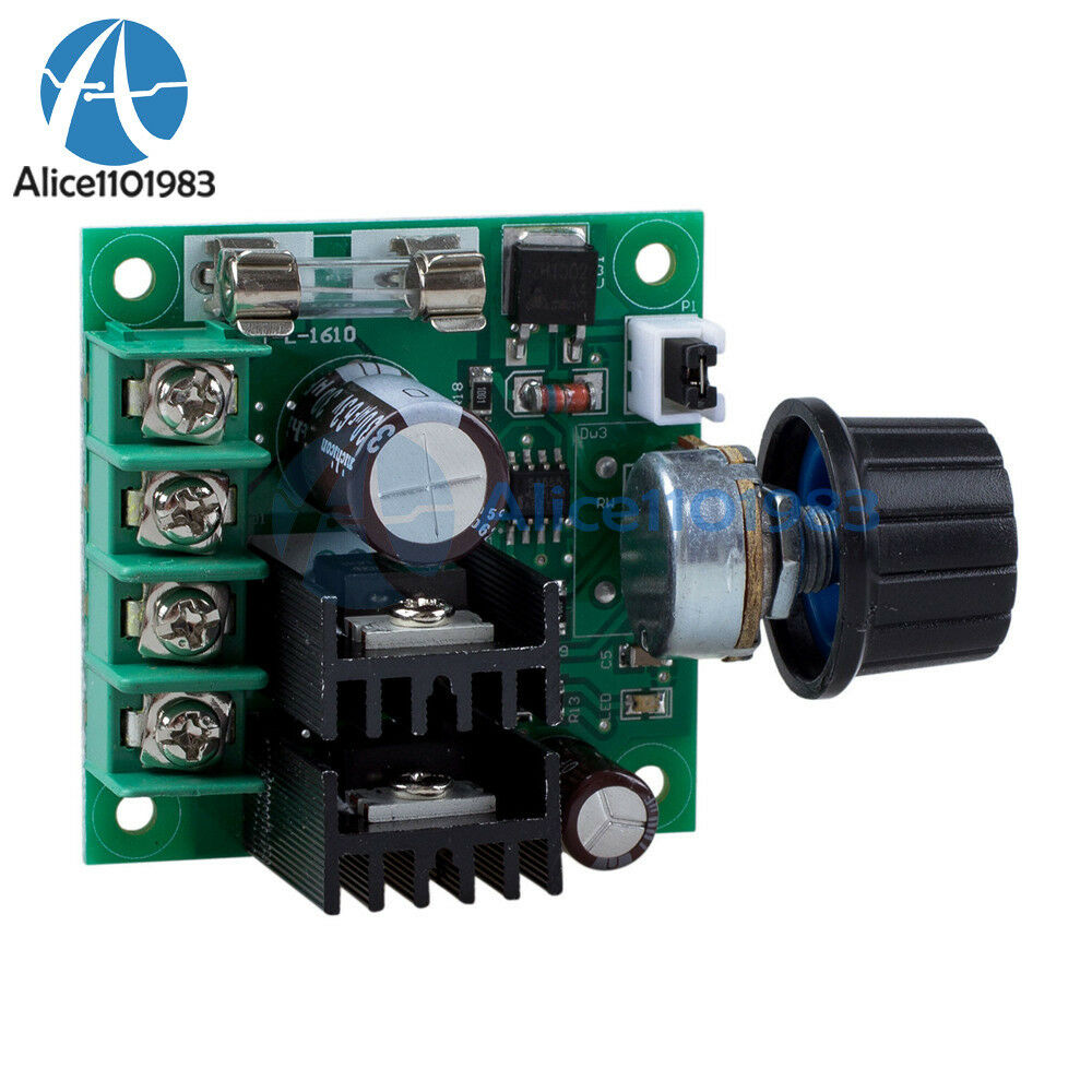 2PCS 12V~40V 10A PWM DC Motor Speed Control Switch Controller Regulator Dimmer