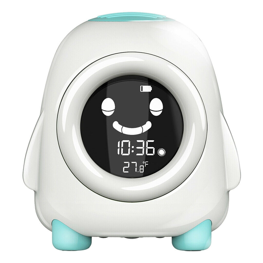 Modern Bedside Digital Kids Alarm Clock Sleep Trainer Night Light 12/24Hr