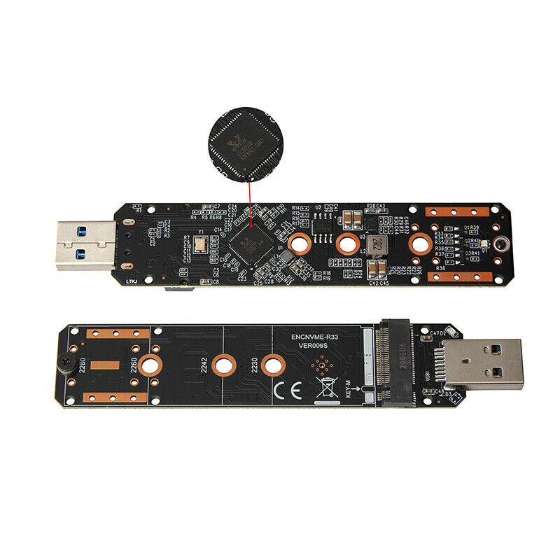 SATA M.2 NVME M.2 to USB3.0 USB3.1 Test card USB A to M.2 dual protocol card