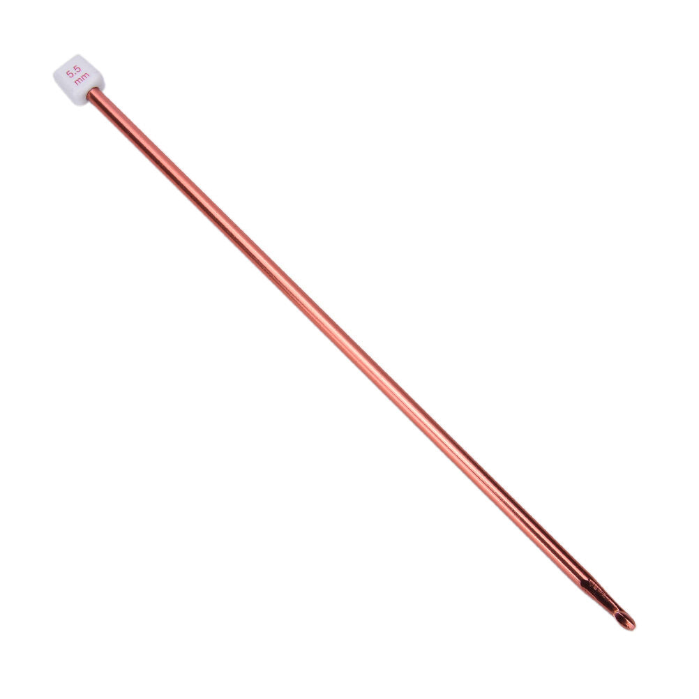 11X 10.6" multicolour Aluminum TUNISIAN / AFGHAN Crochet Hooks Needles 2- 8mm.DD