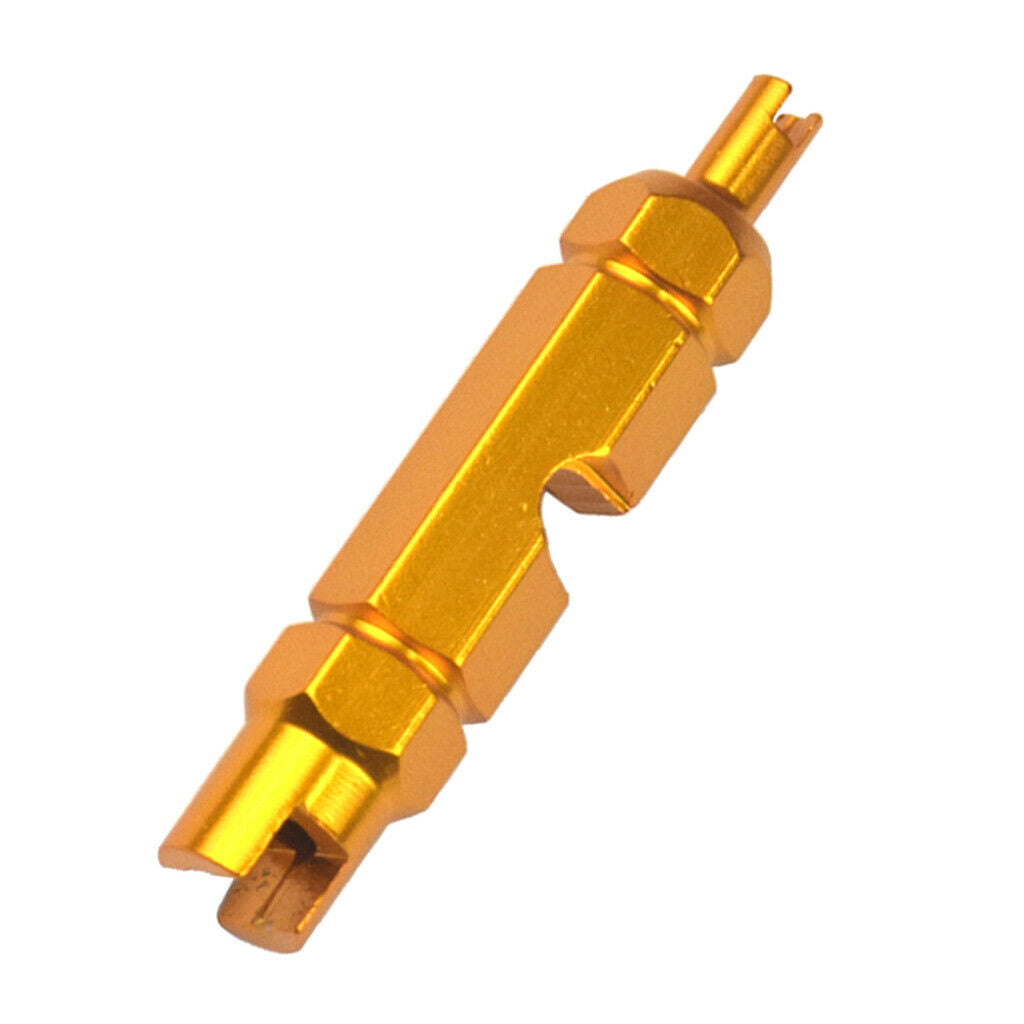 Valve Core Remover Wrench MTB Bike Bicycle Durable Universal Golden