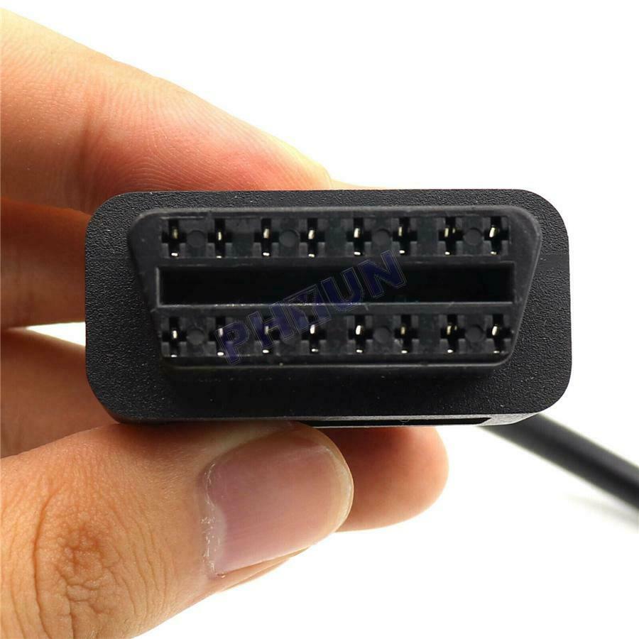 Fit For Yamaha 4 Pin to OBD2 OBDII Cable Harness Diagnostic Adapter Connector