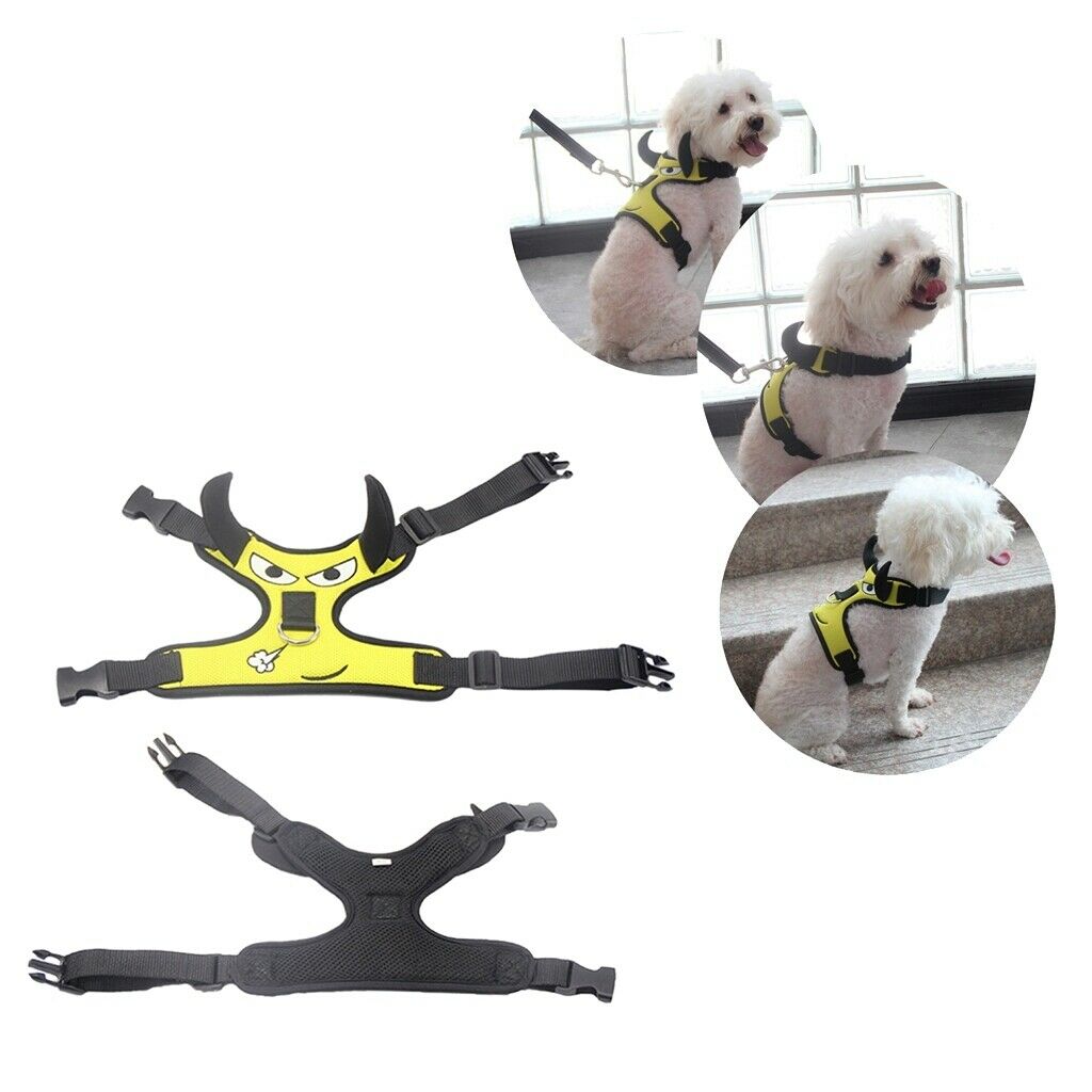 Nylon Small Pet Dog Harness Vest For Pet Walking Outdoor Outfits  XS