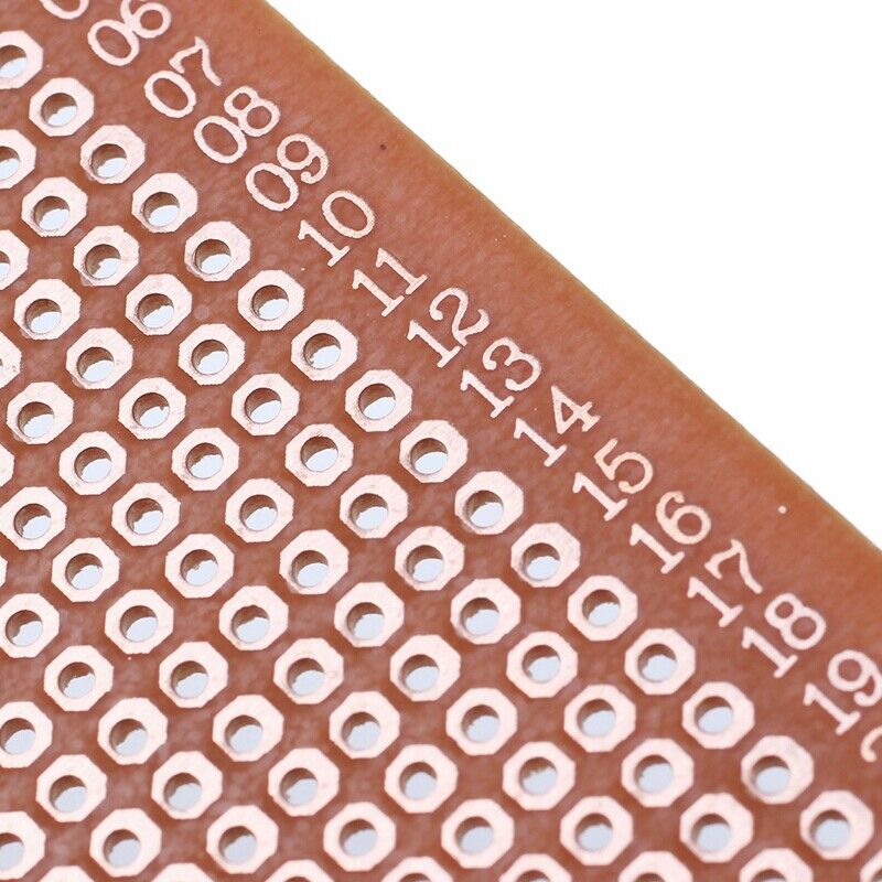 DIY PCB Prototype Solderable Copper Veroboard Stripboard 90mmx150mm X6G9G9