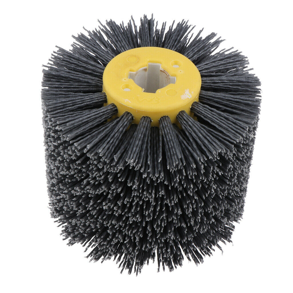 2 Pieces Durable 120 x 100mm Wire Drawing Wheel Metal for Wood Polishing