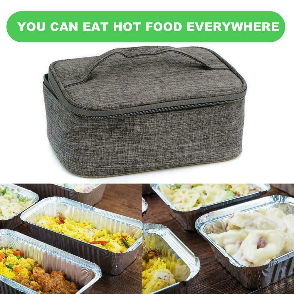 USB Thermal Insulation Lunch Food Box Warmer Heating Container Bag Storage Q9F2