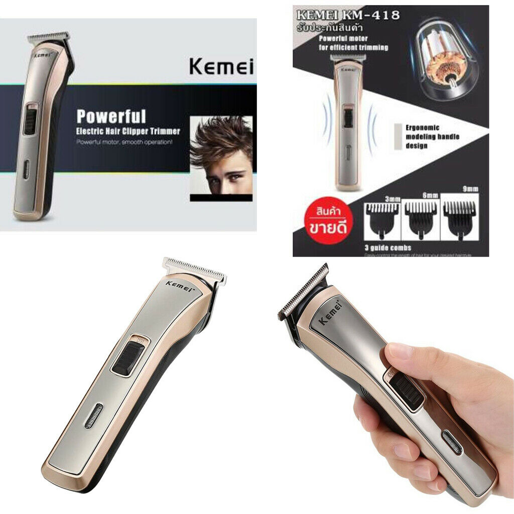 Pro Electric Cordless Handy Hair Clipper Razor Beard Removal Set EU Plug