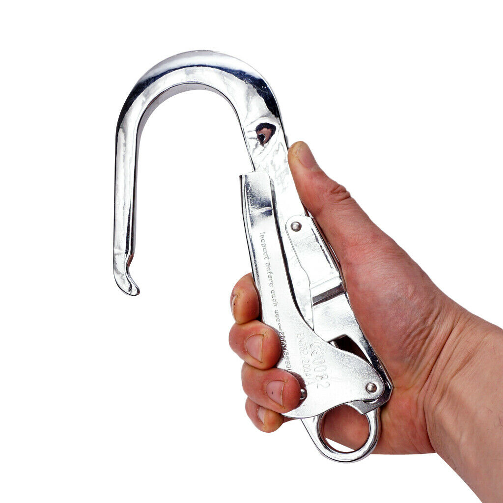 Heavy Duty Climbing Fall Protection Safety Lanyard Harness Lock Snap Hook