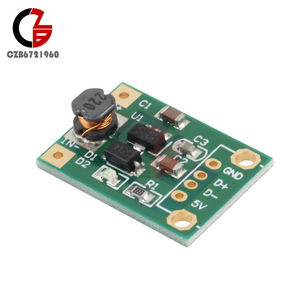 2PCS DC-DC 1-5V to 5V 500mA 600mA Max Boost Converter Step Up Module for Arduino
