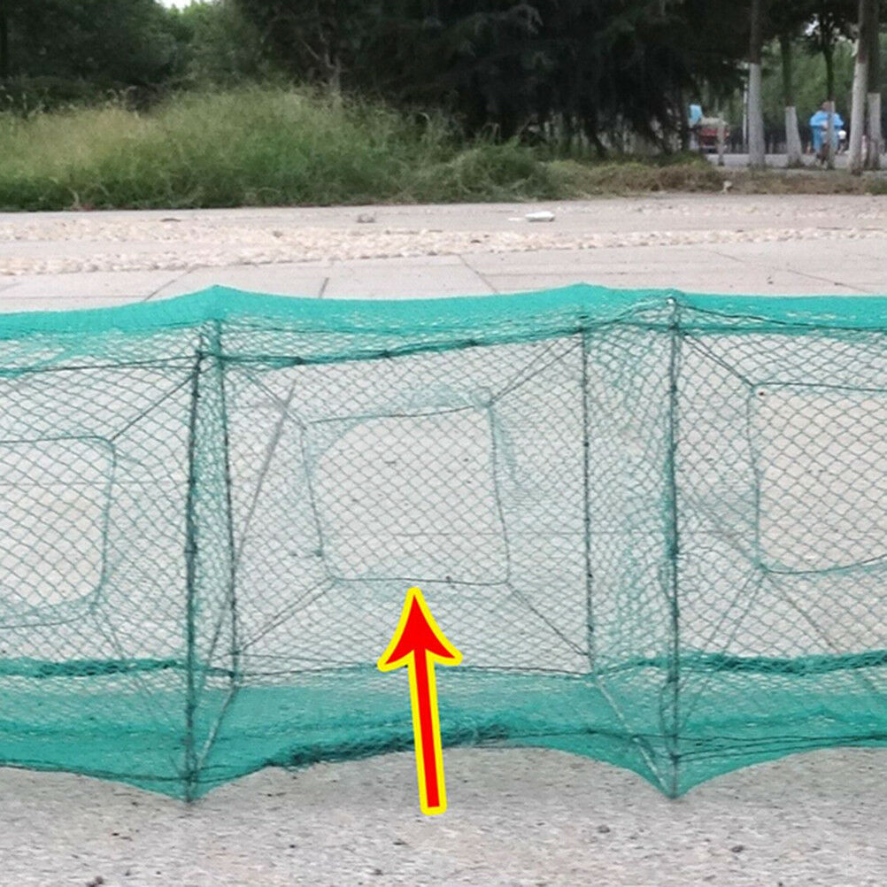 Nylon Foldable Portable Crab Crayfish Catcher Live Trap Fishing Eel Lure- JfBDD