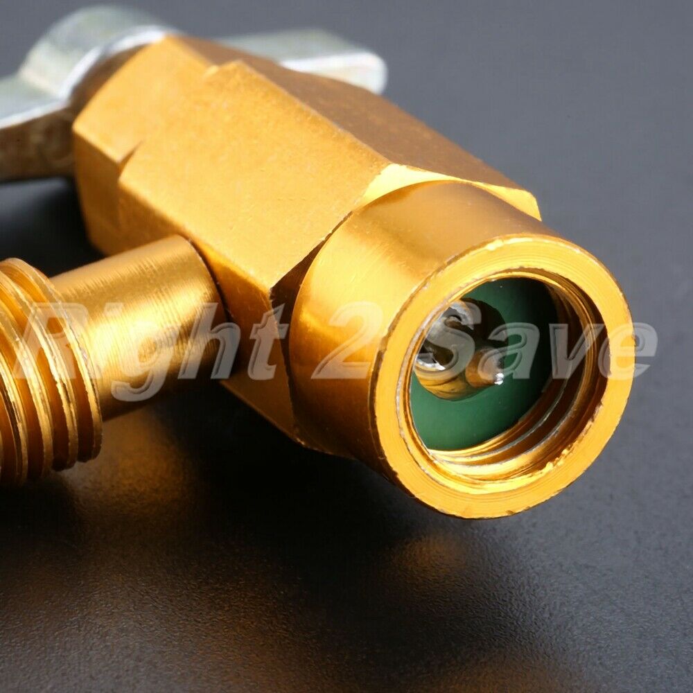 Interdynamics AC DV-134 Brass CAN TAP Dispensing Valve 1/2" ACME R-134a R-134