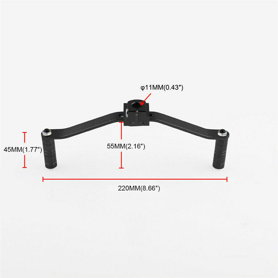 1x Motocycle Dirt Pit Bike Dual Gear Shift Shifter Lever Pedal Replacement Black