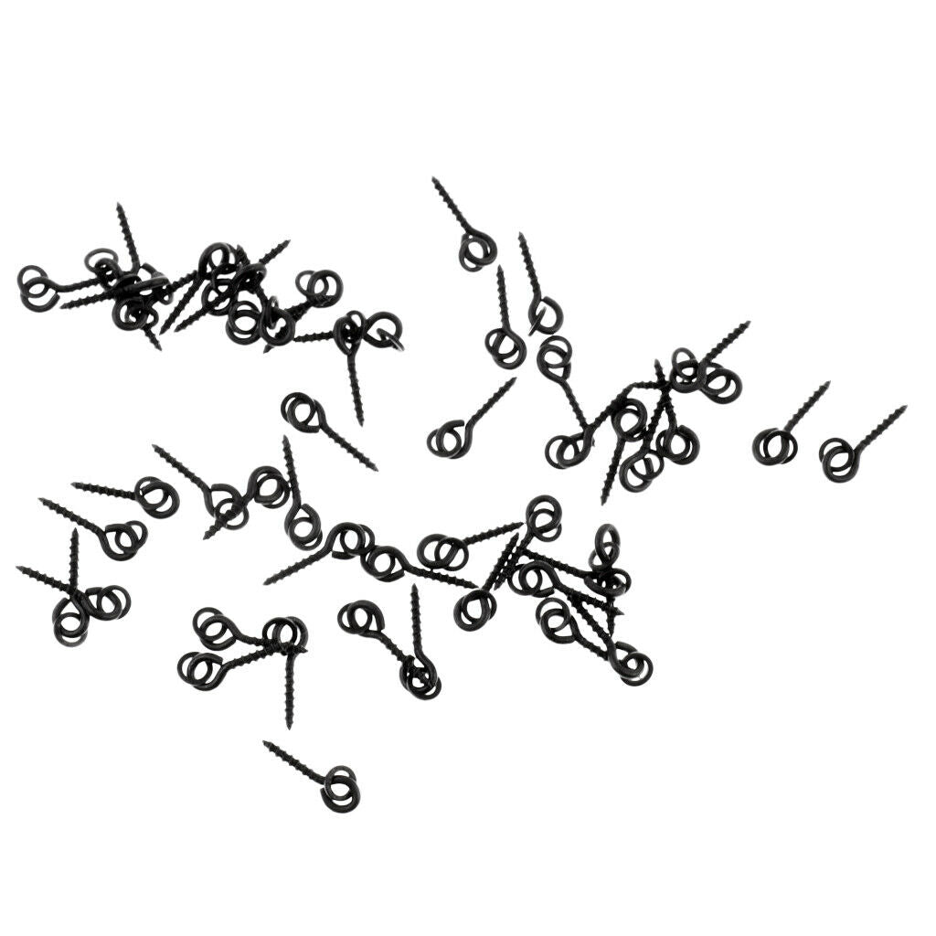 50 pieces carp fishing bait tool 1.3cm bait tool screw bolt