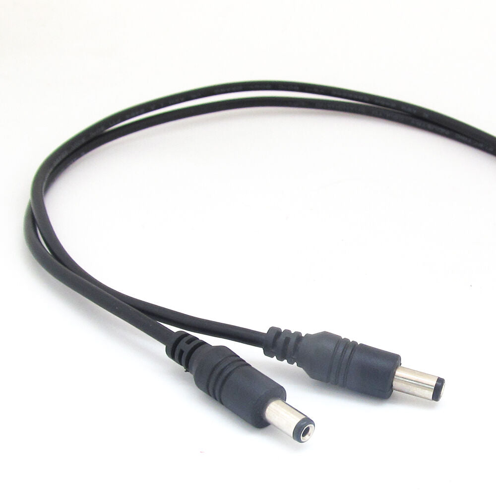 10pcs 50cm 22AWG DC Power Cable Pigtail 5.5x2.1mm 2.1mm DC Male For CCTV Camera