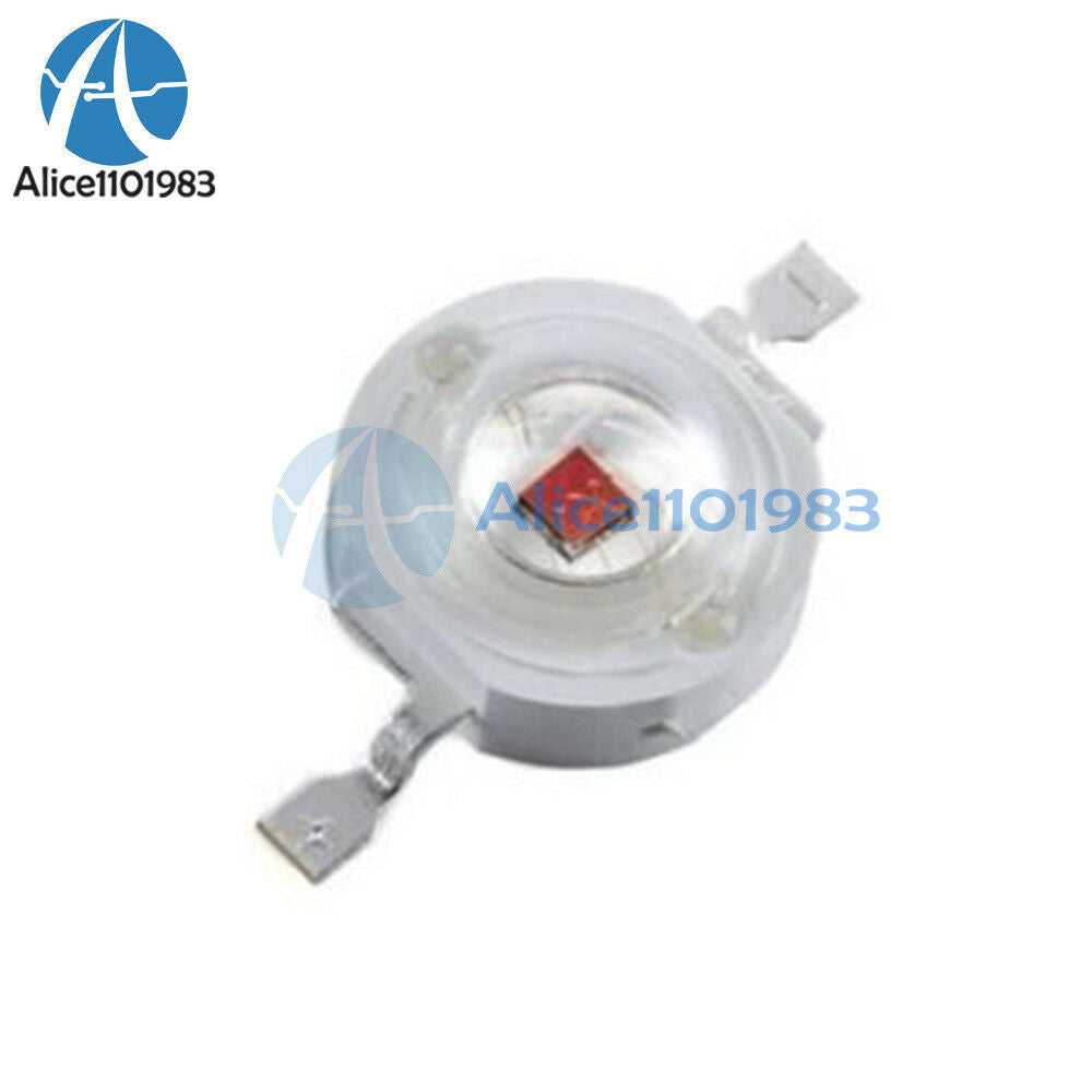 5PCS 1W Red Led Chip High Power LED Beads 50LM Red