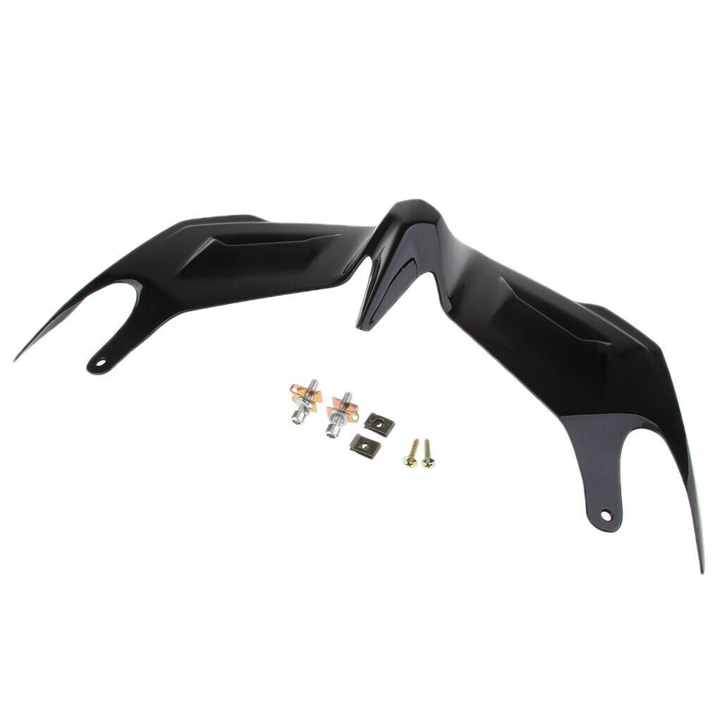 Glossy Black Front Fairing Aerodynamic Winglets for Yamaha YZF R3 R25