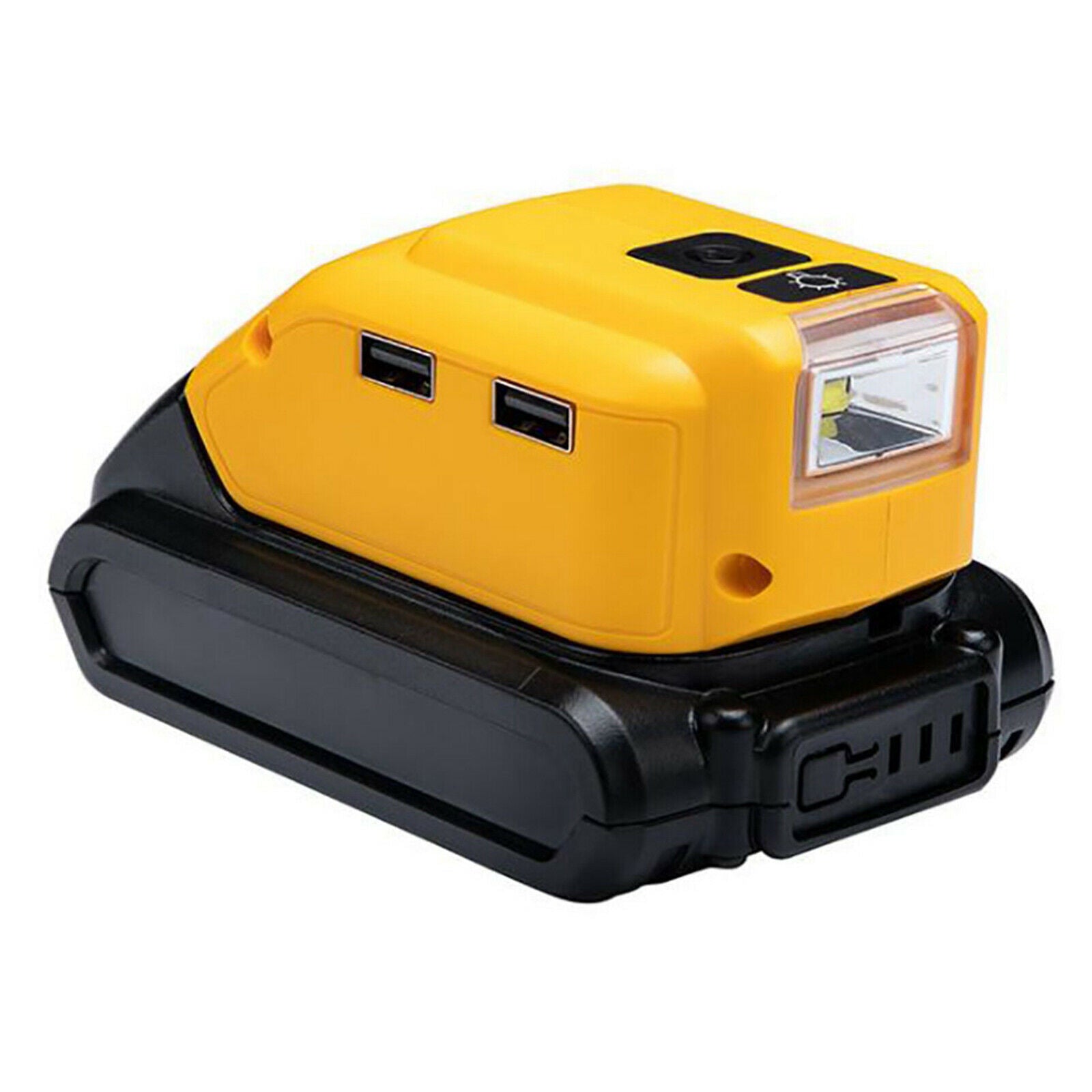 Dual USB Power Source for  Tools Convert Li-ion Battery and LED Light
