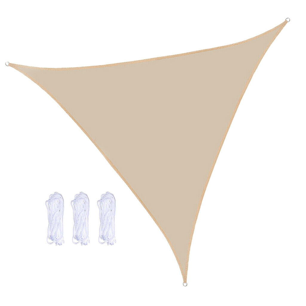 Sun Shade Sail UV Block Patio Canopy 3x3x3m for Garden Activities Beige