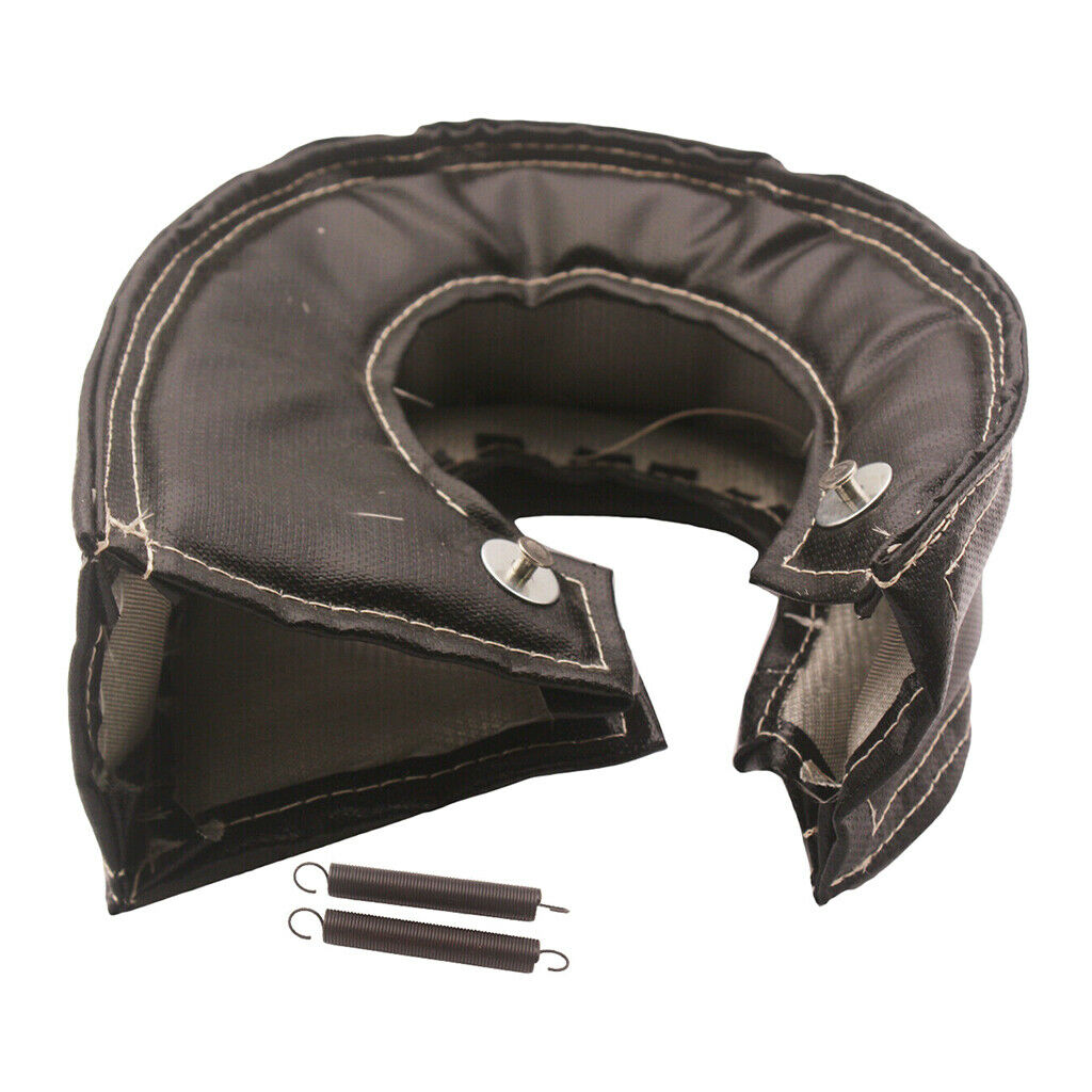 Car T3 Turbo Thermal Heat Shield Blanket Cover with 2Pcs Fastener Springs