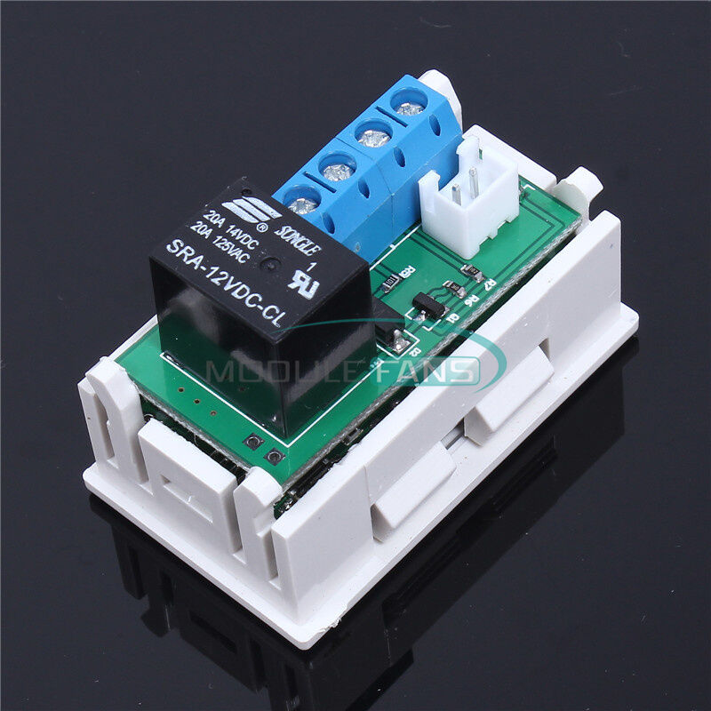 Minimum Delay Relay Module Dual LED Display Timing Cycle 18 Combinations  12V