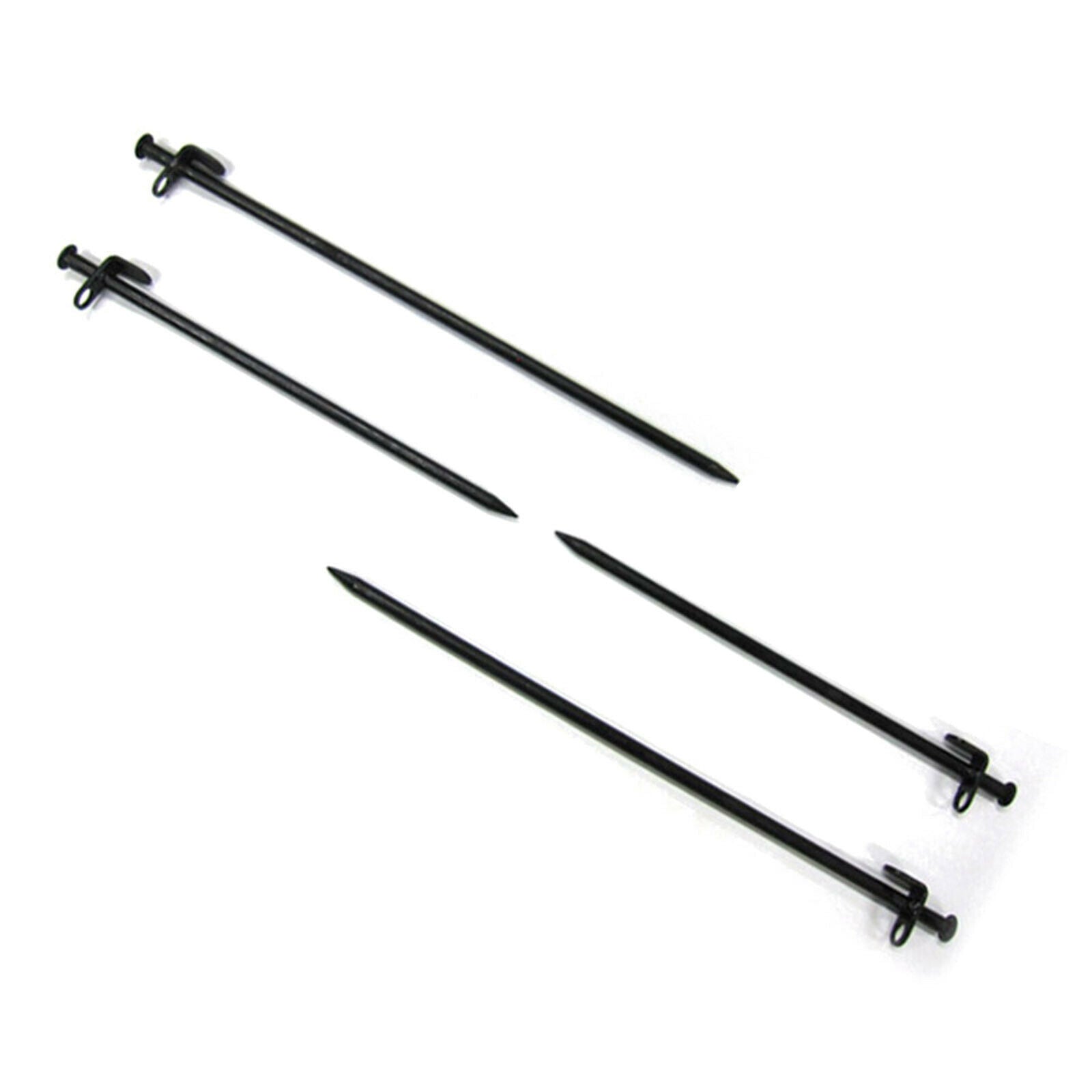 16'' Tent Stake Carbon Steel Hiking Mallet Tent Pegs Lightweight Garden