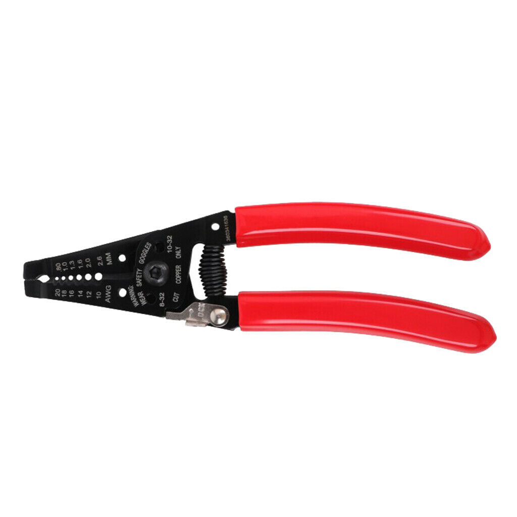 Steel Double Scale Multifunctional Stripping Plier Wire Cutter 0.8-2.6mm