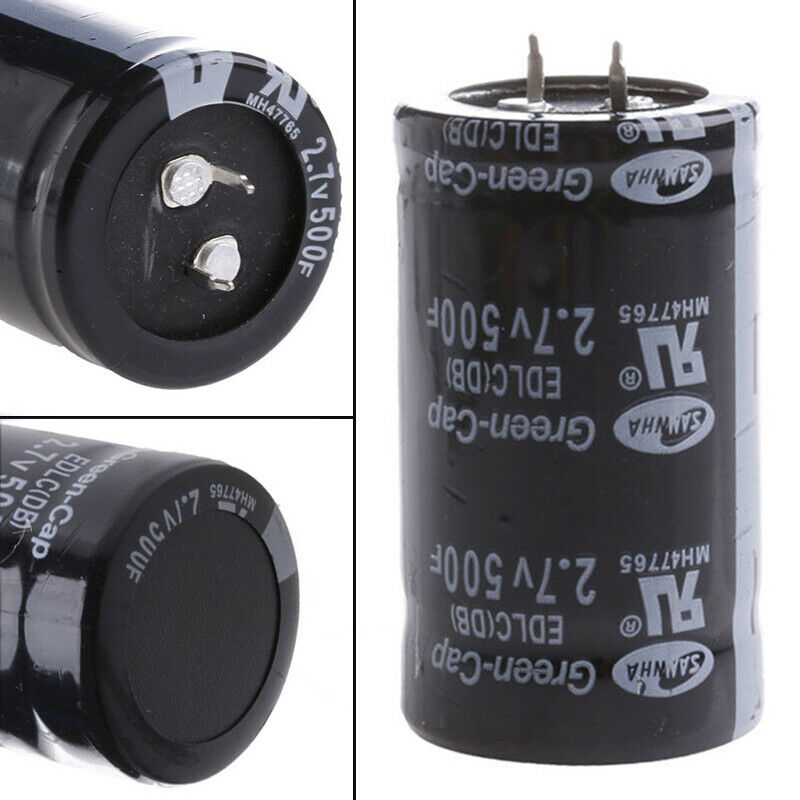 1pcs 2.7V 500F Capacitors Car Capacitor Farad Capacitor