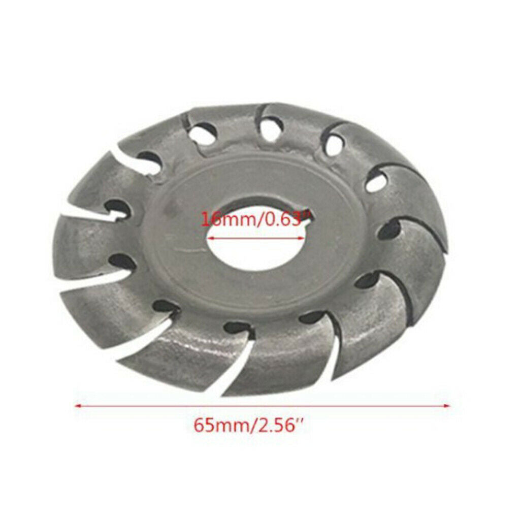 2x65mm Angle Grinder Wood Carving Disc Shaping Grinder Disc Woodworking Tool