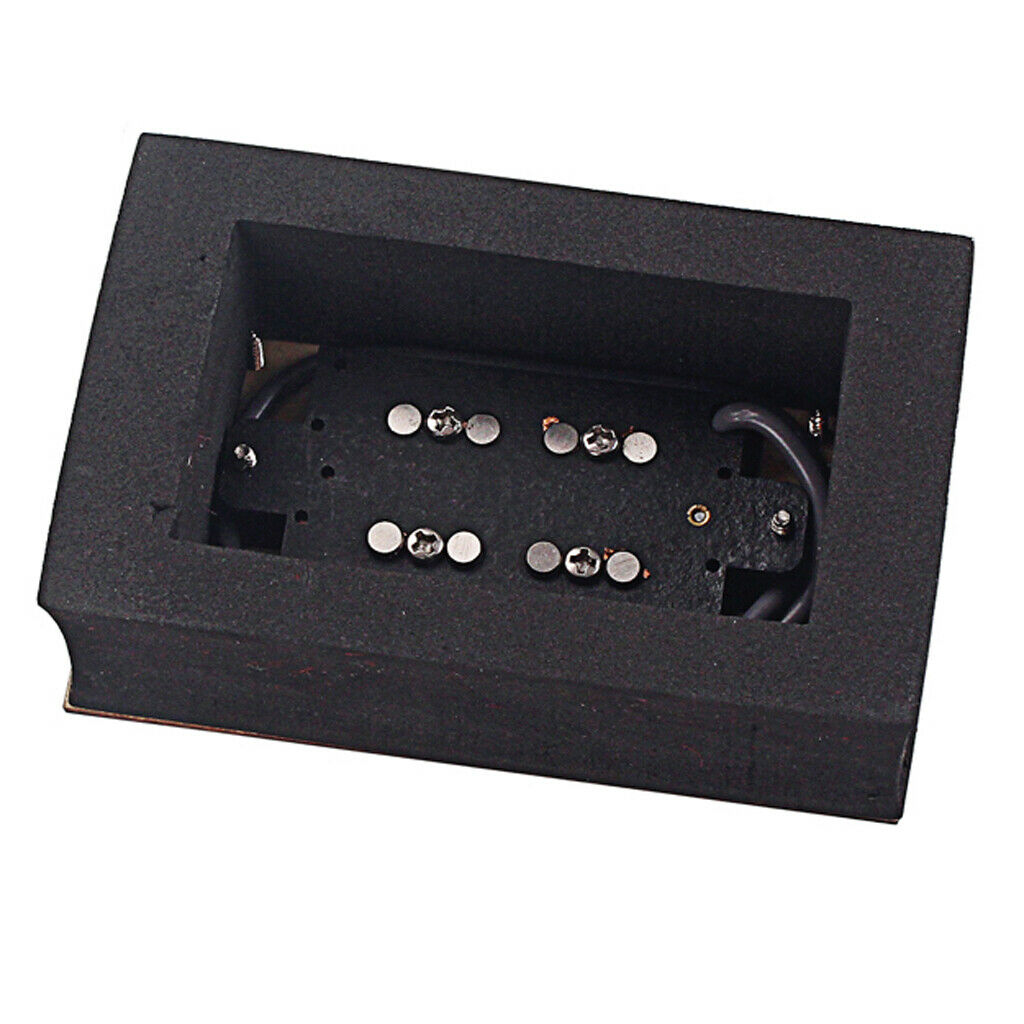 1 Set 4-String Humbucker Pickup with Screws for Cigar Box Guitar/Electronic