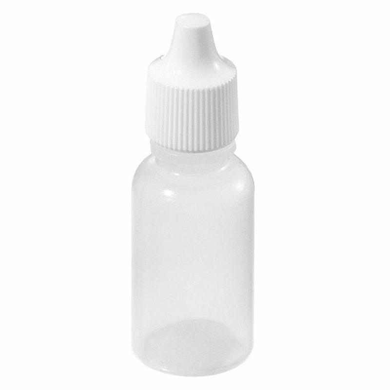 Dropper Bottles Eye Liquid Empty Plastic Squeezable Applicator 10Pcs 20ml