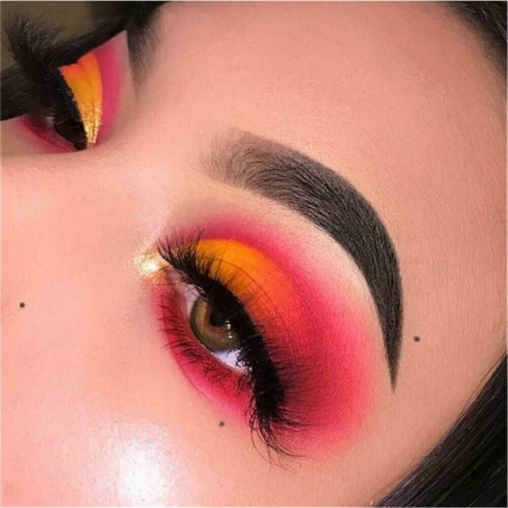 Eye Shadow Nail Powder Neon Eyeshadow Shimmer Matte Loose Powder Pigment Makeup~
