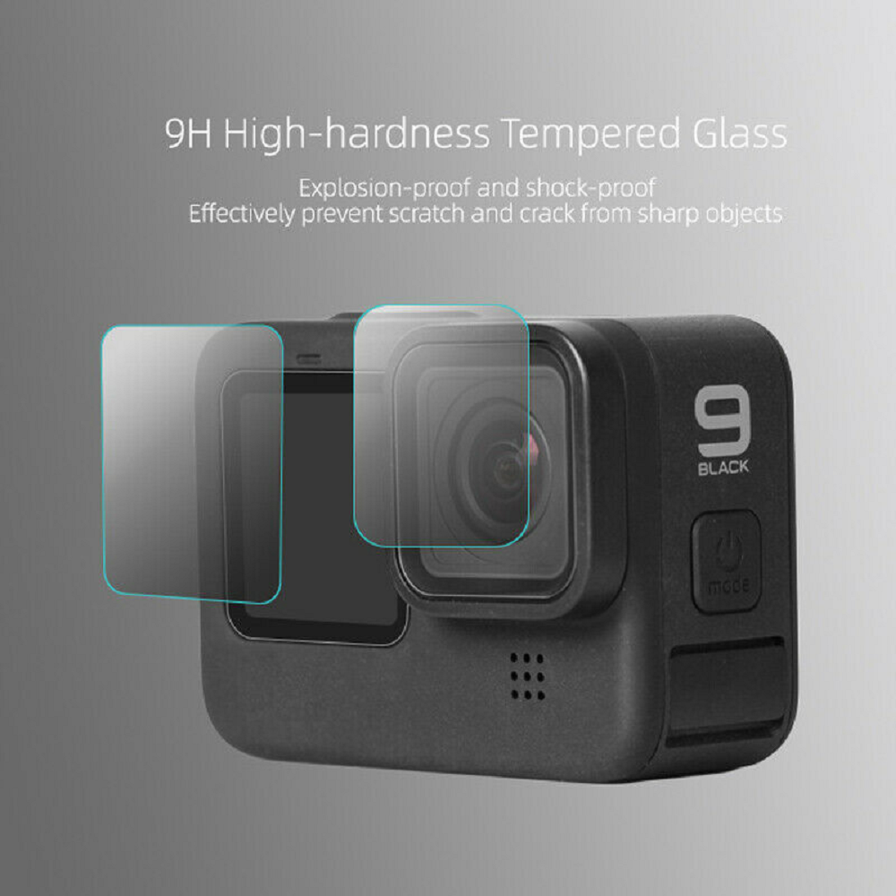 Camera 9H Tempered Glass Clear Lens Screen Film For For GoPro Hero 9